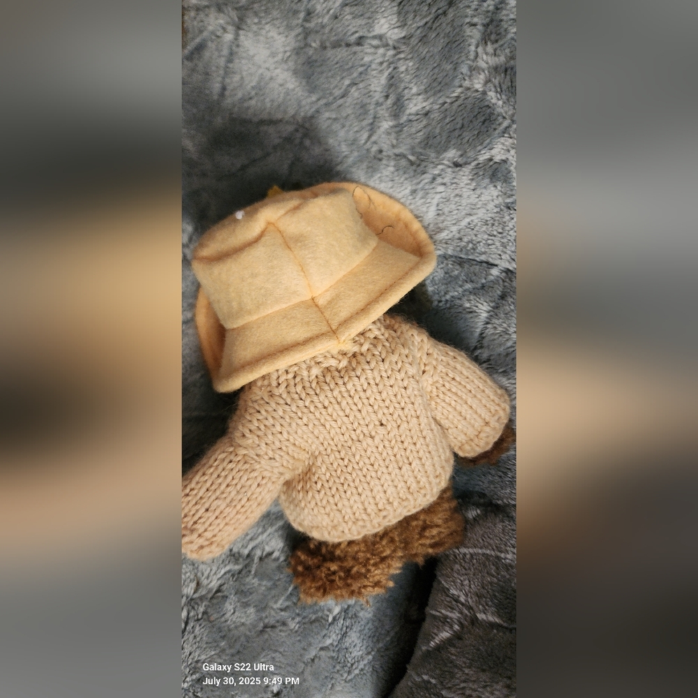 Adorable Brown BOYDS BEAR Teddy Bear with Sunflower Hat - Picture 2 of 7